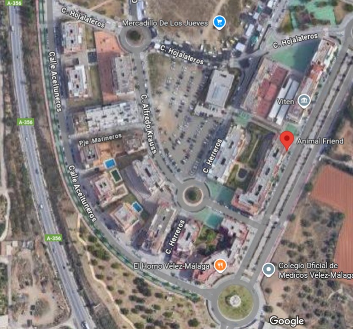 mapa clinica veterinaria motril